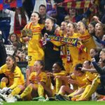 Los goles de Bonmatí y Rolfö llevan al Barcelona a la final del 25-M en San Mamés