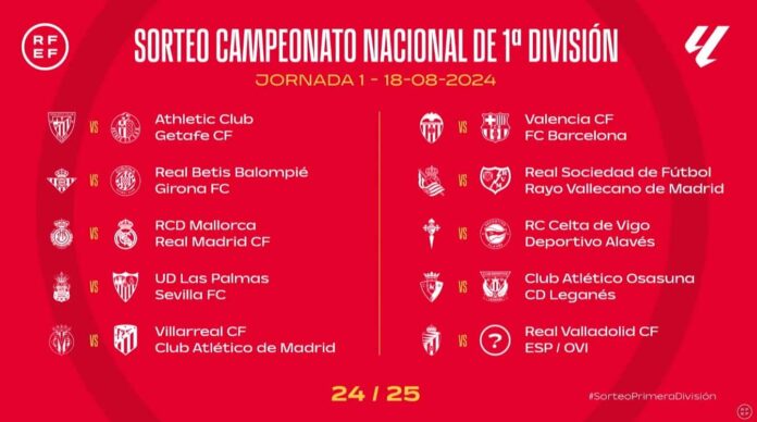 Calendario de LaLiga EA Sports