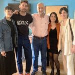 El equipo de “La buena letra” con Celia Rico, Loreto Mauleon, Ana Rujas y Enric Auquer en La Claqueta